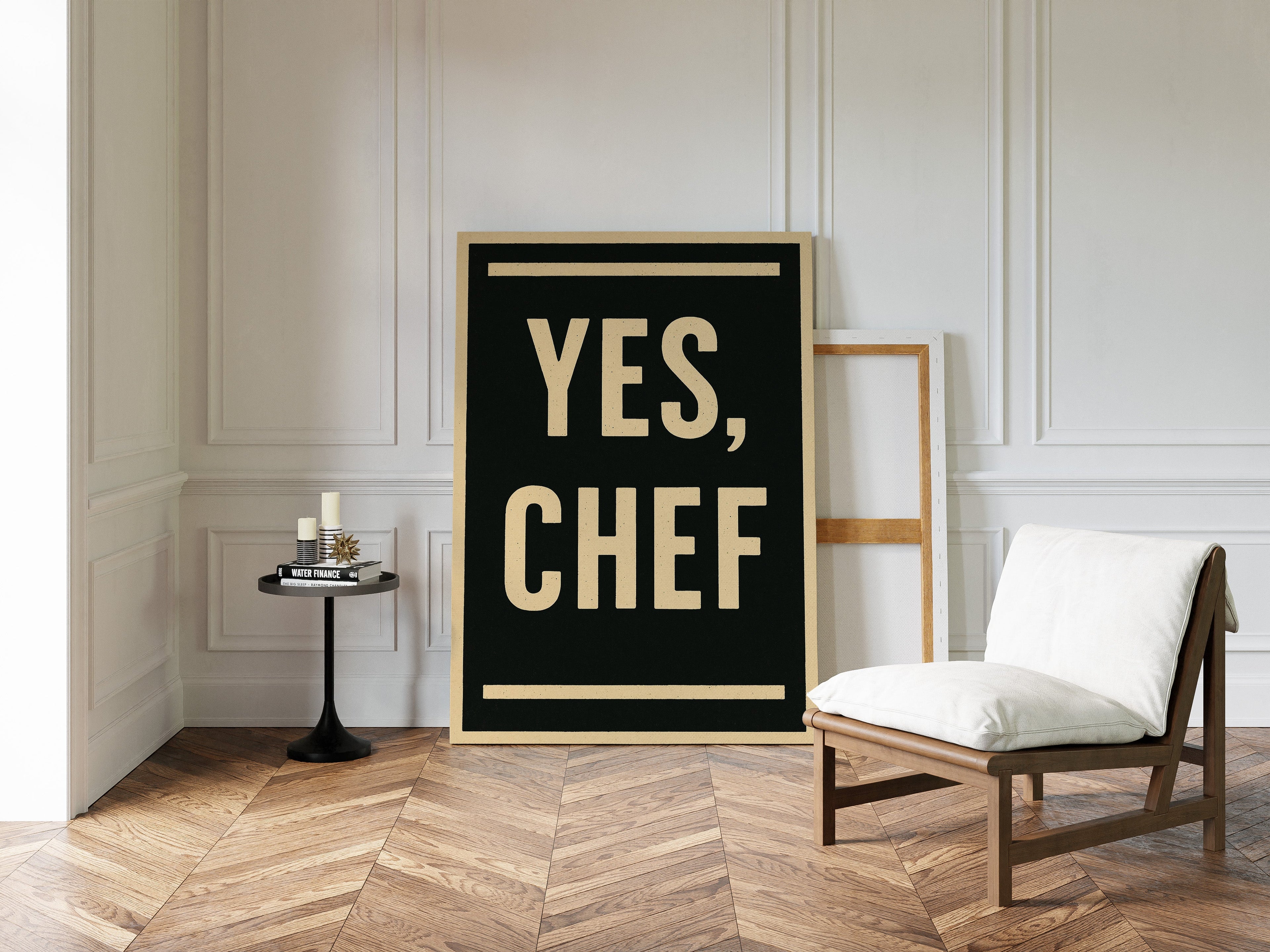 Yes Chef Kitchen Command Print