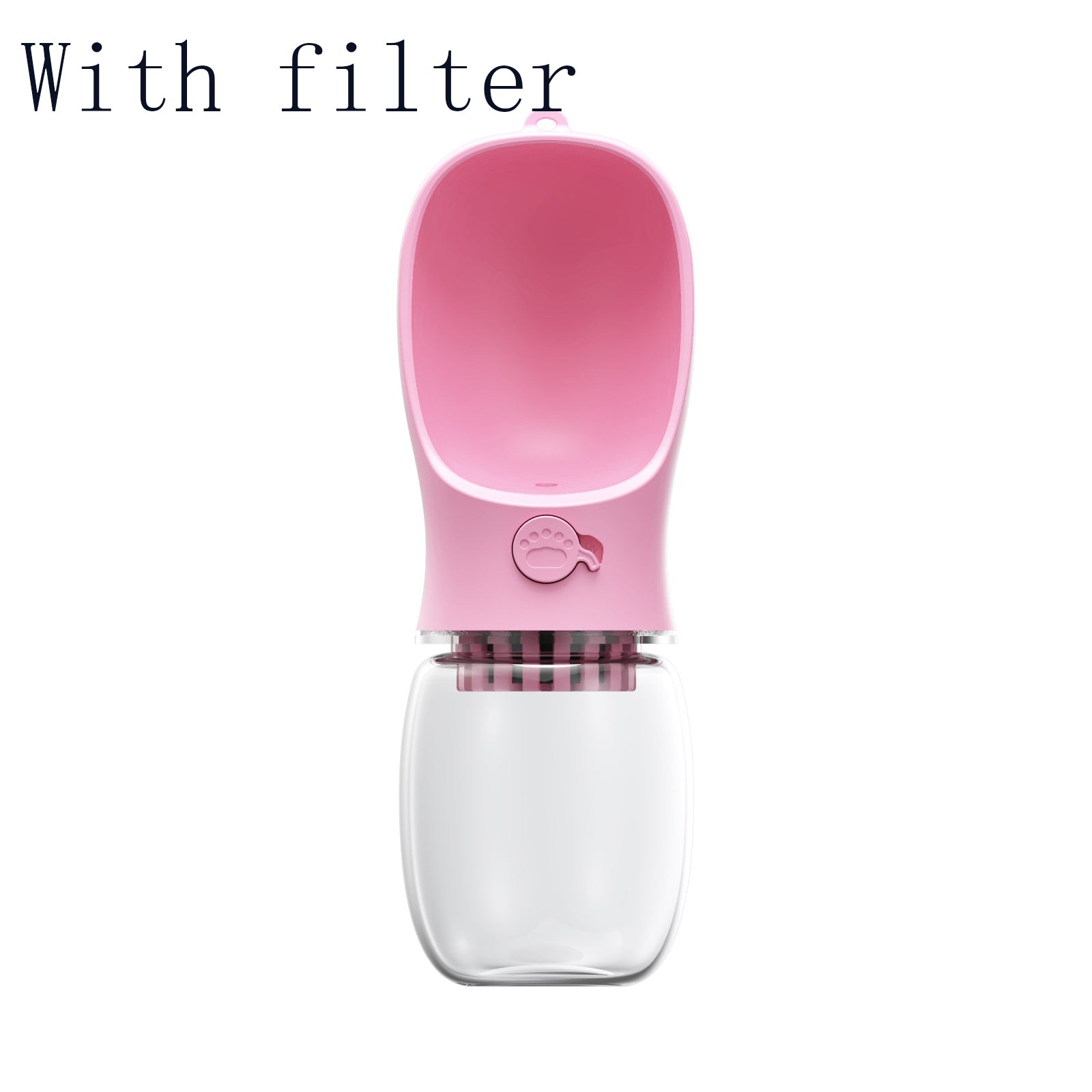 Portable Pet Water Bottle with Filter – 350ml & 550ml Dog Water Dispenser