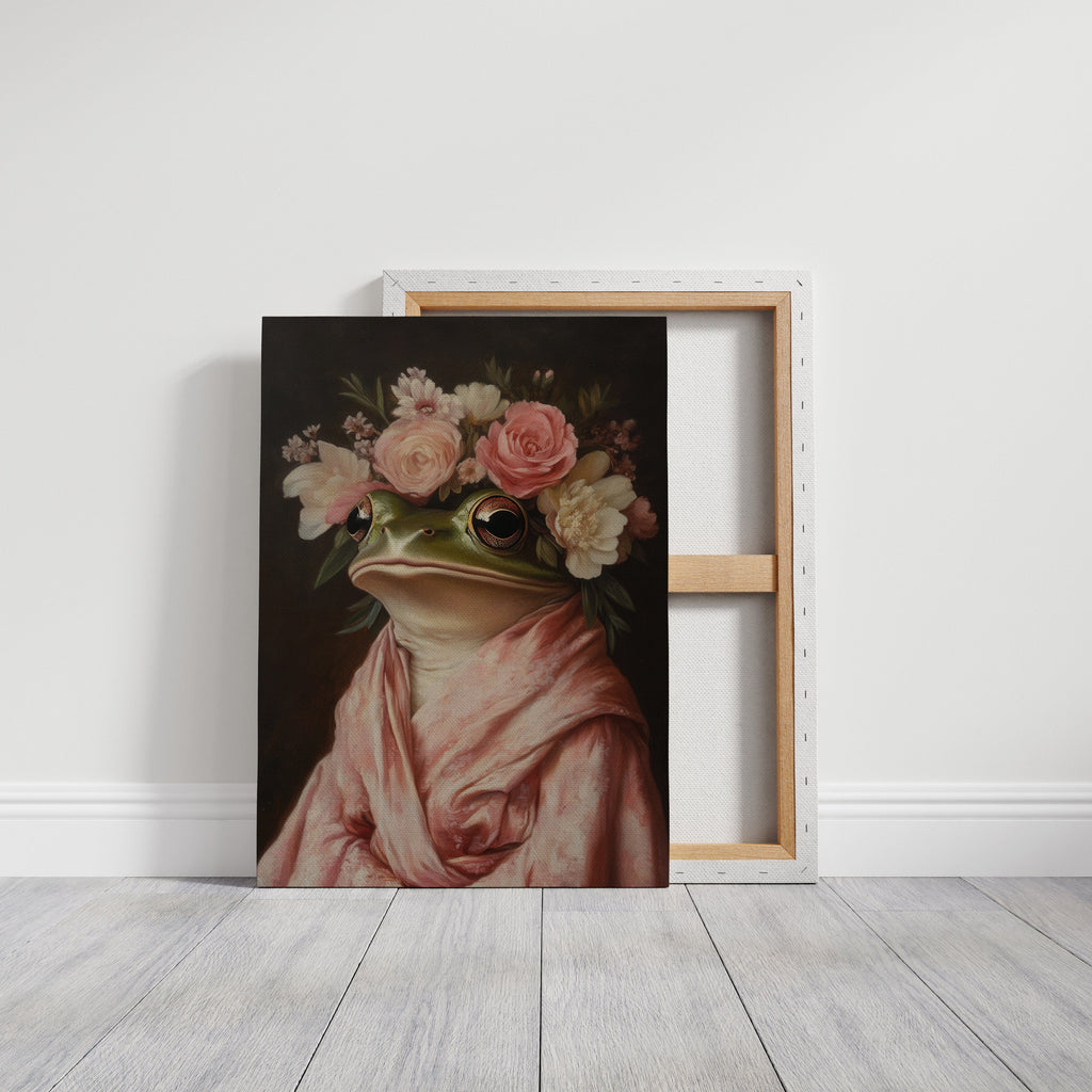 Frog Royalty in Bloom