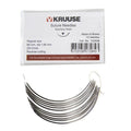 Kruuse Regular 3/8 Circle Cutting Suture Needles 89mm 10 Pack