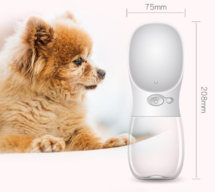 Portable Pet Water Bottle with Filter – 350ml & 550ml Dog Water Dispenser