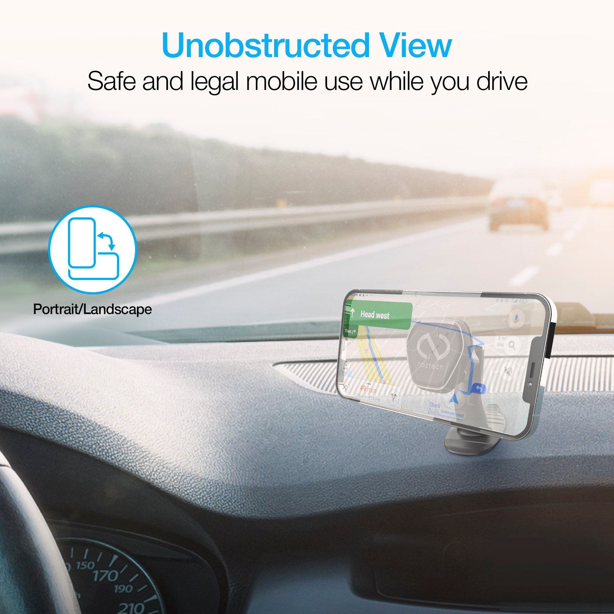 Naztech MagBuddy Elite Dash Mini Mount with Flexible Base