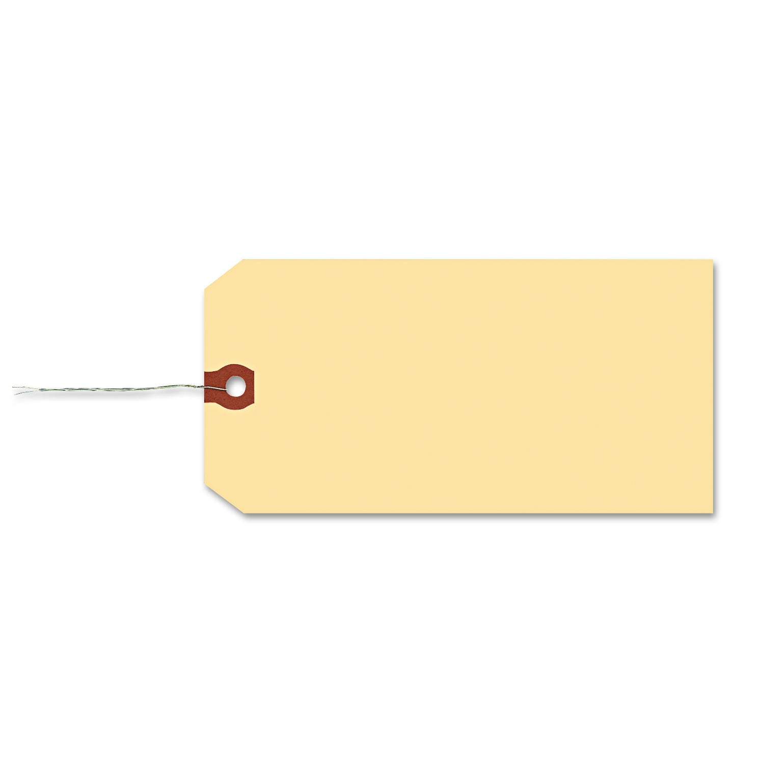 Avery Double Wired Shipping Tags, 11.5 pt Stock, 5.25 x 2.63, Manila, 1,000/Box
