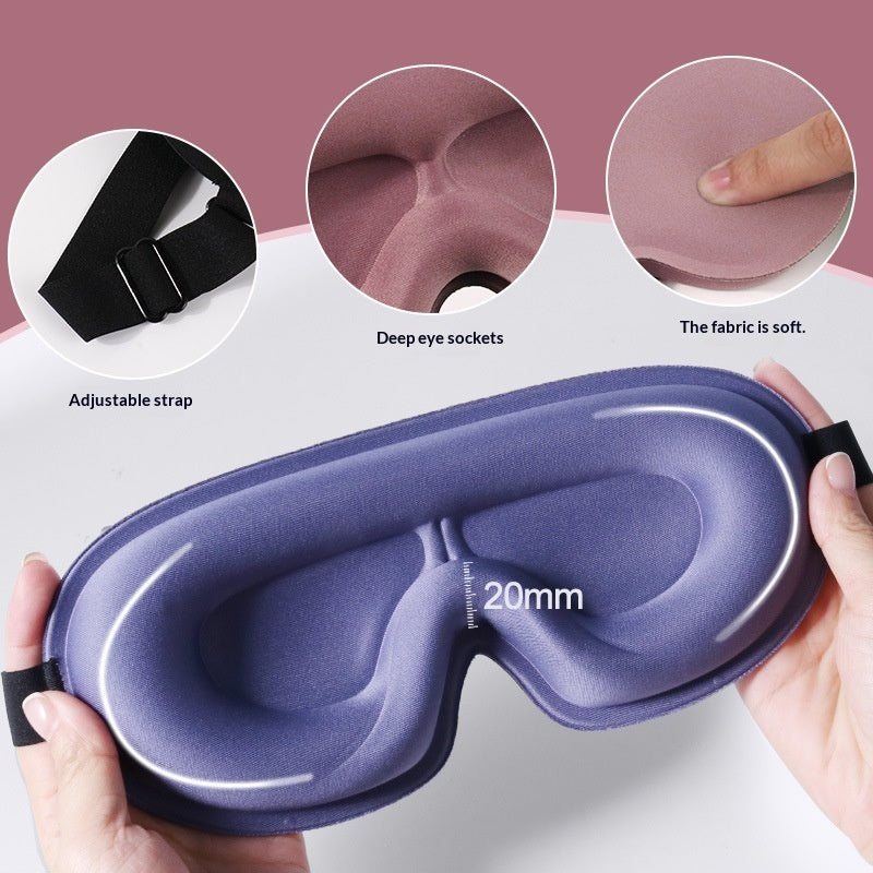 3D Blackout Sleep Mask in Polyester