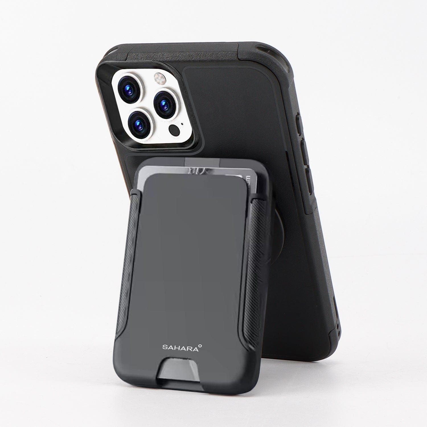 iPhone 16 Pro Max Rugged Wallet Case with Kickstand - MagSafe, Card Holder | Raider Series