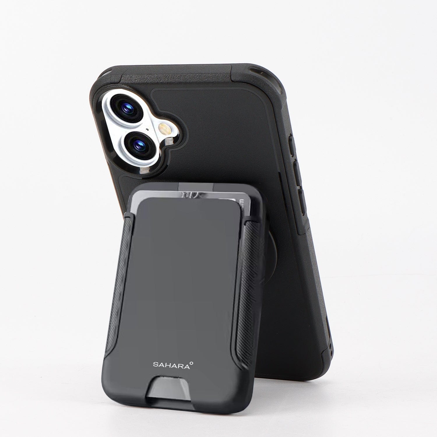 iPhone 16 Rugged Wallet Case with Kickstand - MagSafe, Card Holder | Raider Series