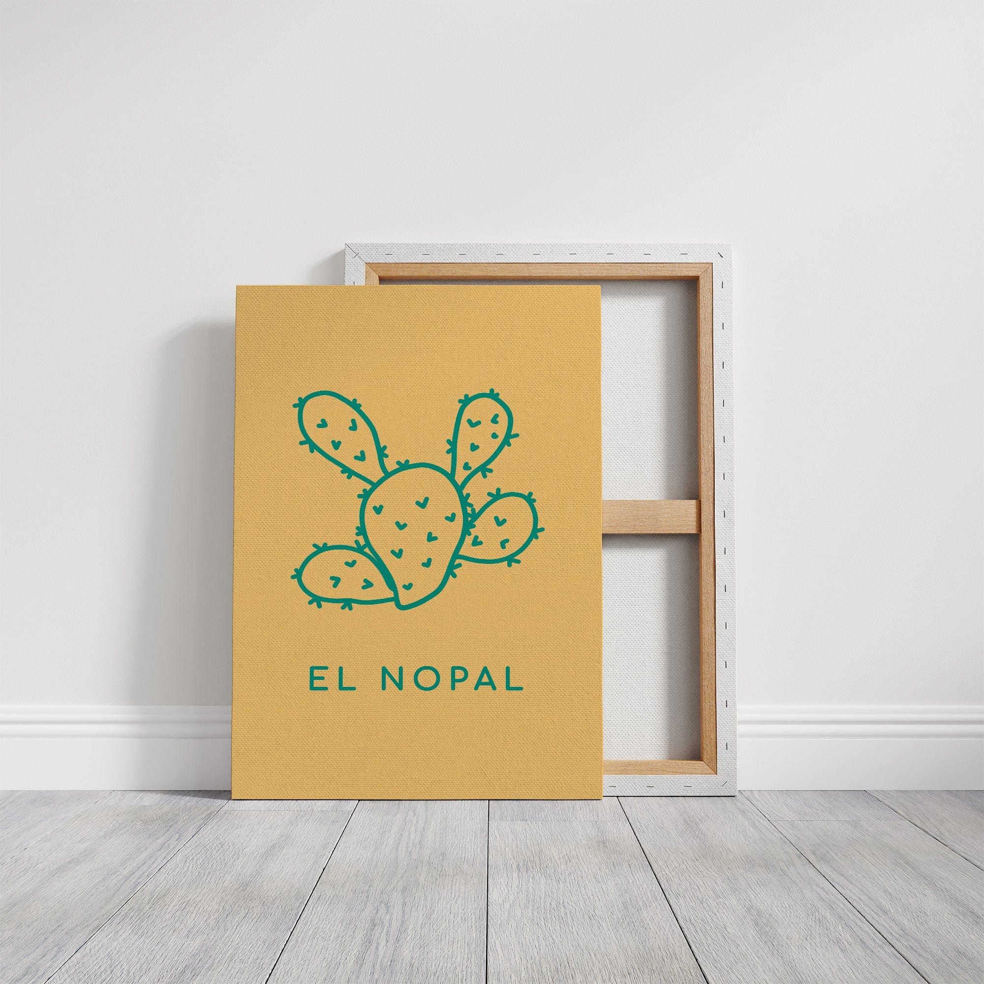 El Nopal Cactus Print – Minimalist Western Wall Art