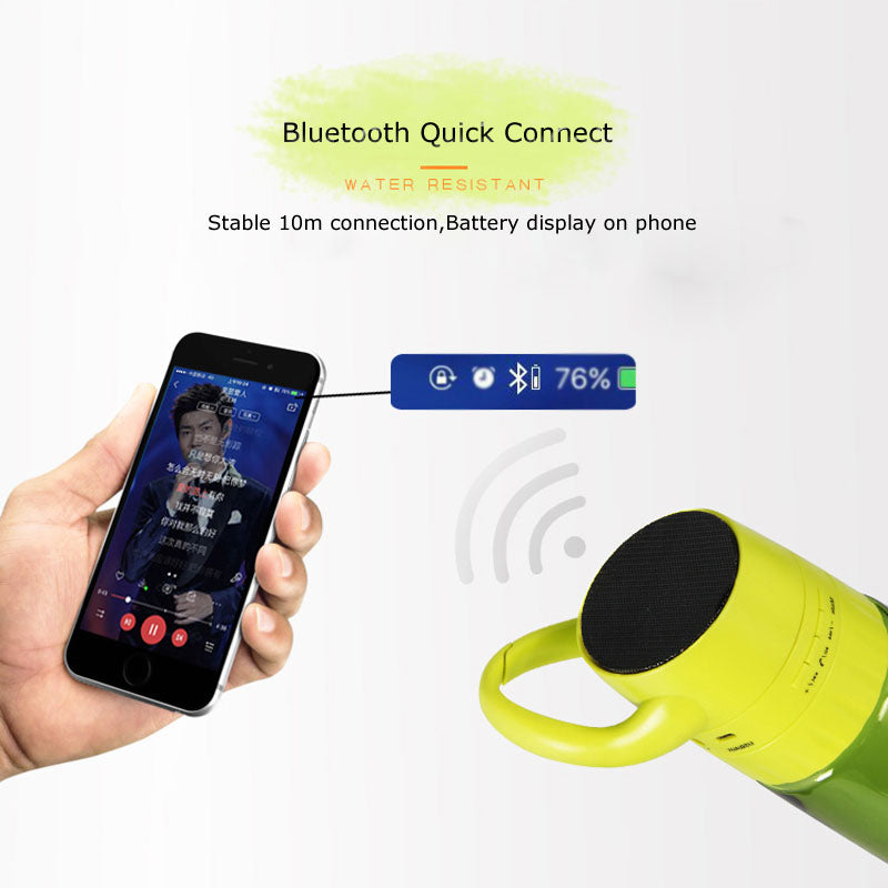 Bluetooth Speaker Water Bottle – 750ml Sports Cycling Bottle