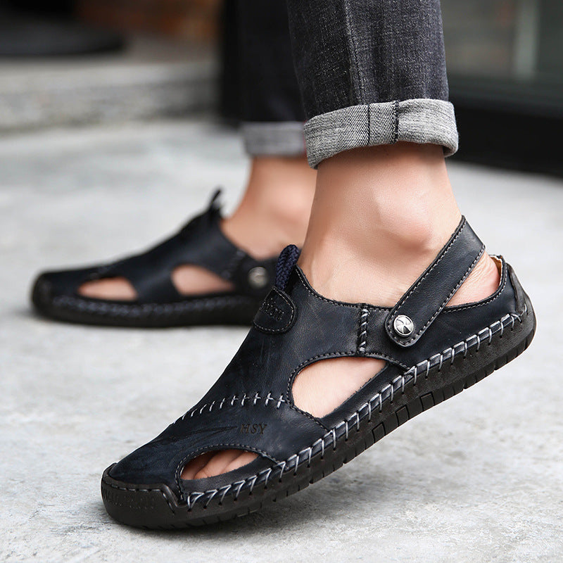 Men's Closed-Toe Leisure Sandals