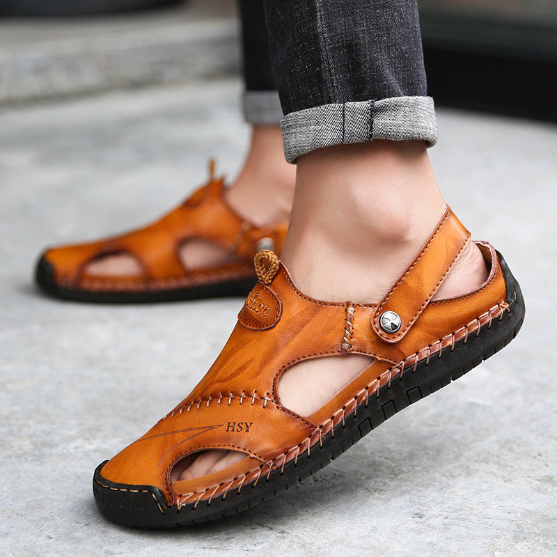 Men's Closed-Toe Leisure Sandals