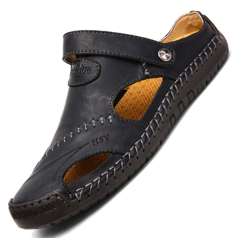 Men's Closed-Toe Leisure Sandals