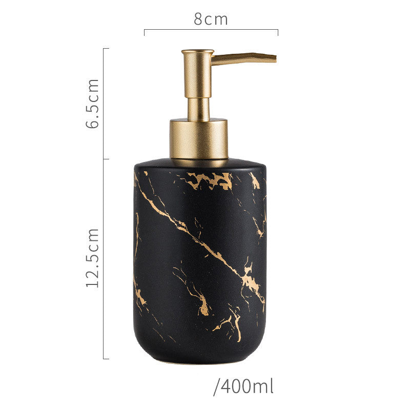 Marble Pattern Lotion & Soap Dispenser Bottle
