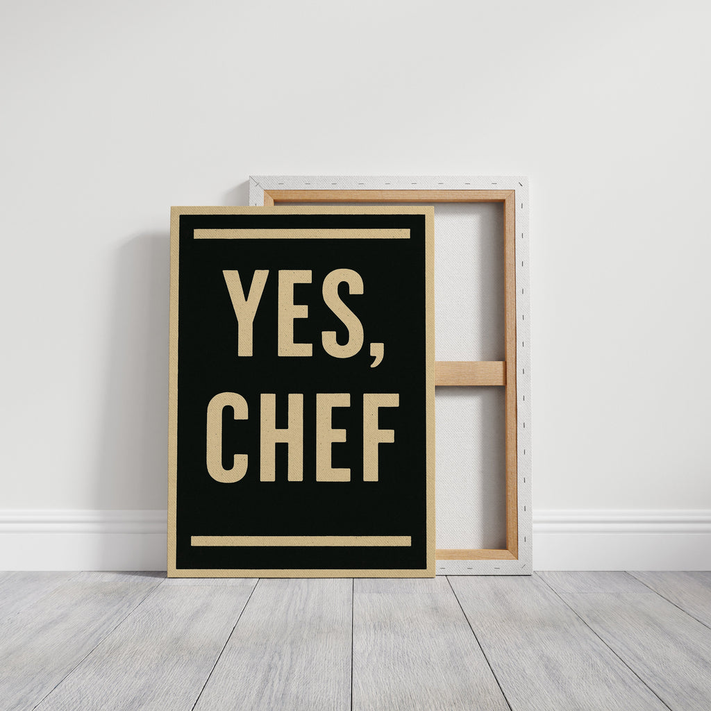 Yes Chef Kitchen Command Print