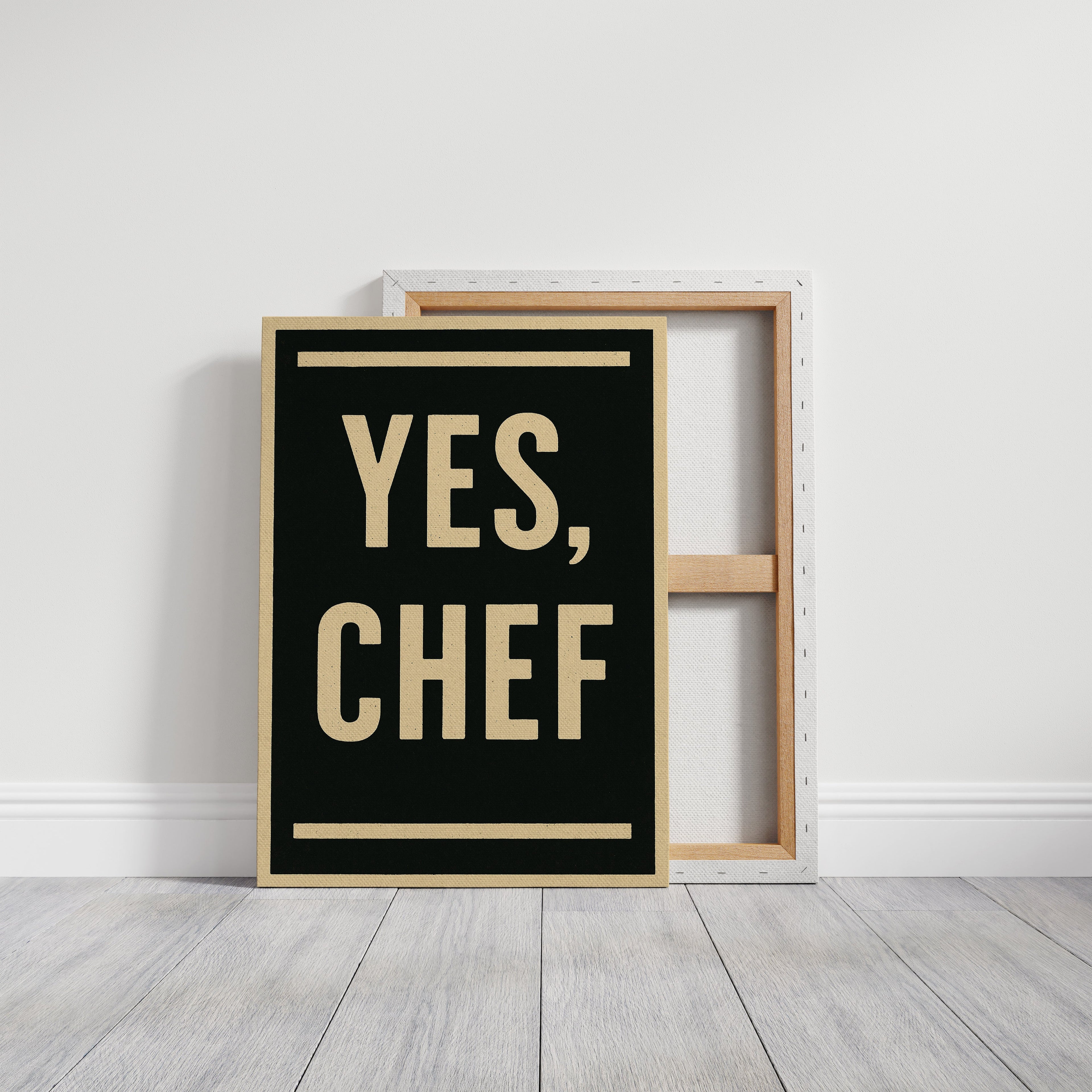 Yes Chef Kitchen Command Print