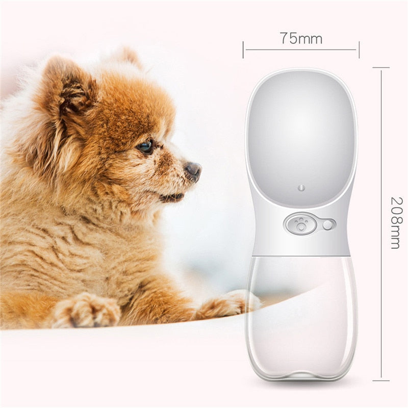 Portable Pet Water Bottle with Filter – 350ml & 550ml Dog Water Dispenser