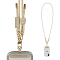 HyperGear TECHcessories Sand Rope with Gold Accents Universal Crossbody Phone Strap