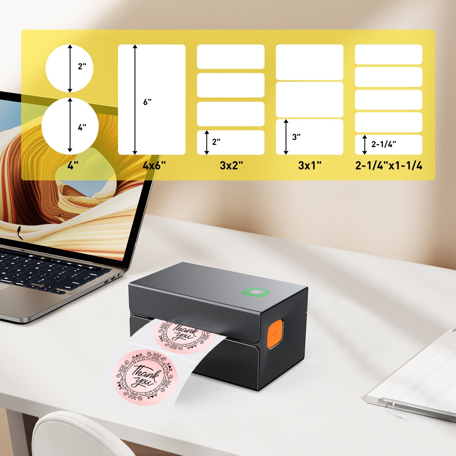 Electronic Face Sheet Thermal Label Printer