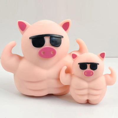 Muscle Pig Squishy Decompression Toy – Large & Small