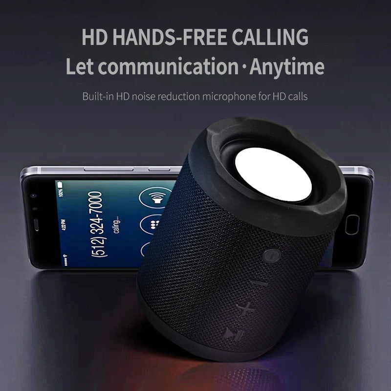 Portable Bluetooth 5.0 Speaker with FM Radio & TF Card