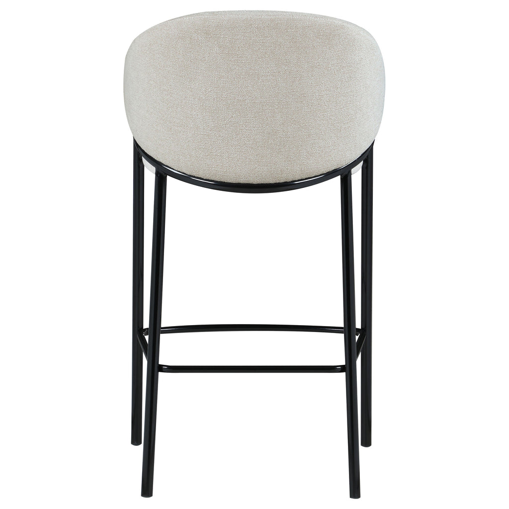 Chadwick Fabric Upholstered Bar Chair Beige (Set of 2)