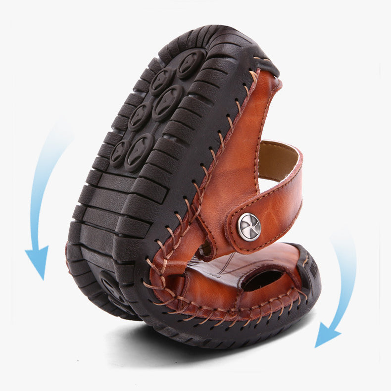 Men's Closed-Toe Leisure Sandals