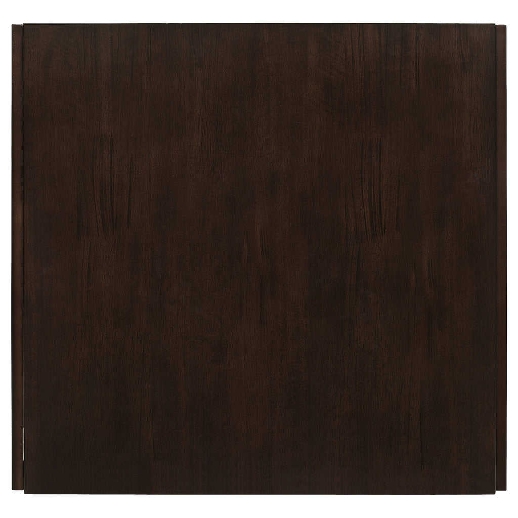 Kelso Rectangular 52-inch Extension Dining Table Cappuccino