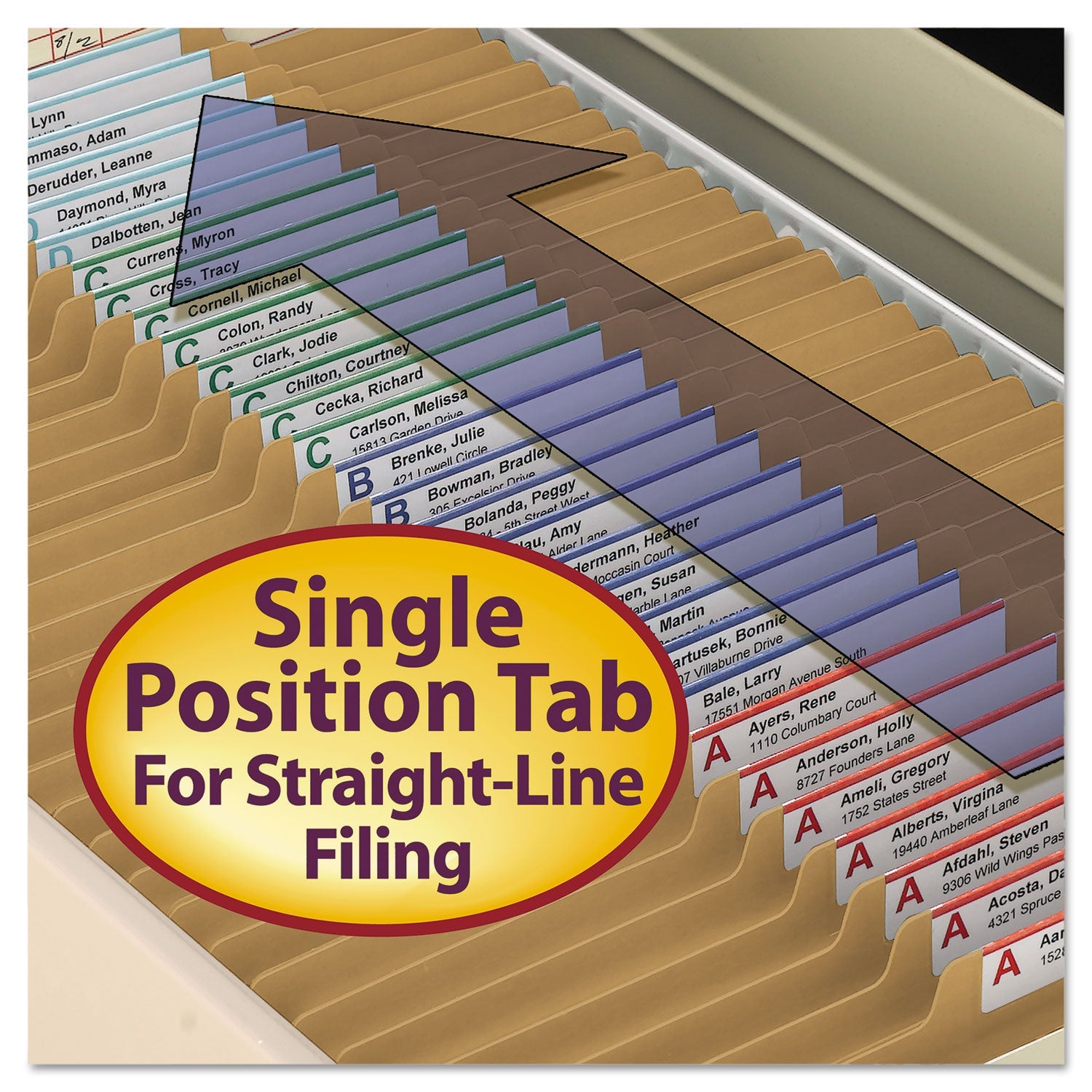 Smead Top Tab Fastener Folders, Guide-Height 2/5-Cut Tabs: Right of Center, 2 Fasteners, Legal Size, 17-pt Kraft Exterior, 50/Box