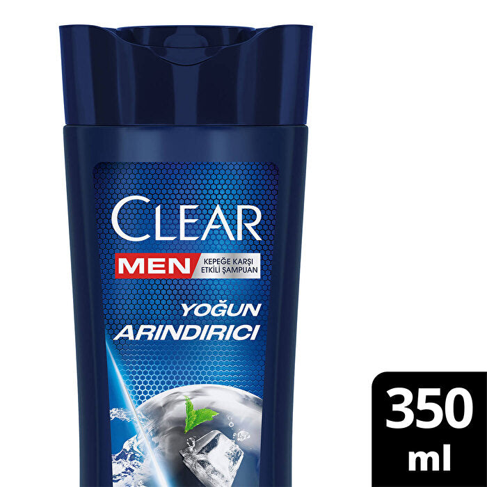 Clear Men Charcoal Anti-Dandruff Shampoo - 350ml | Intensive Cleanse