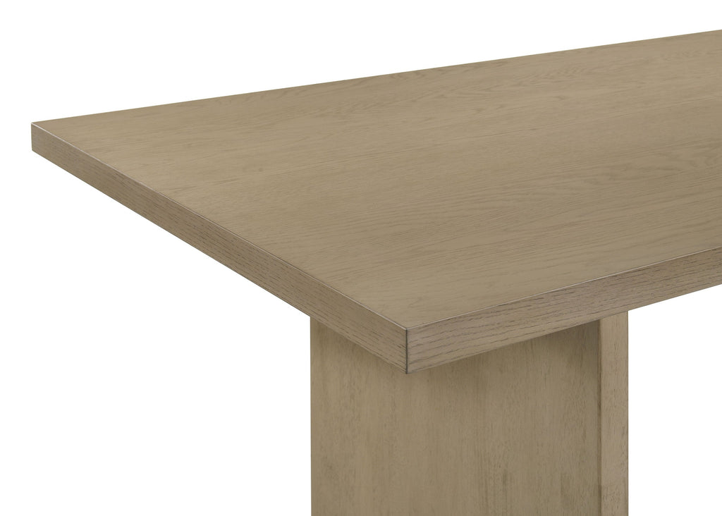 Decker 7-piece 70-inch Rectangular Counter Height Dining Set Grey and Natural Oak