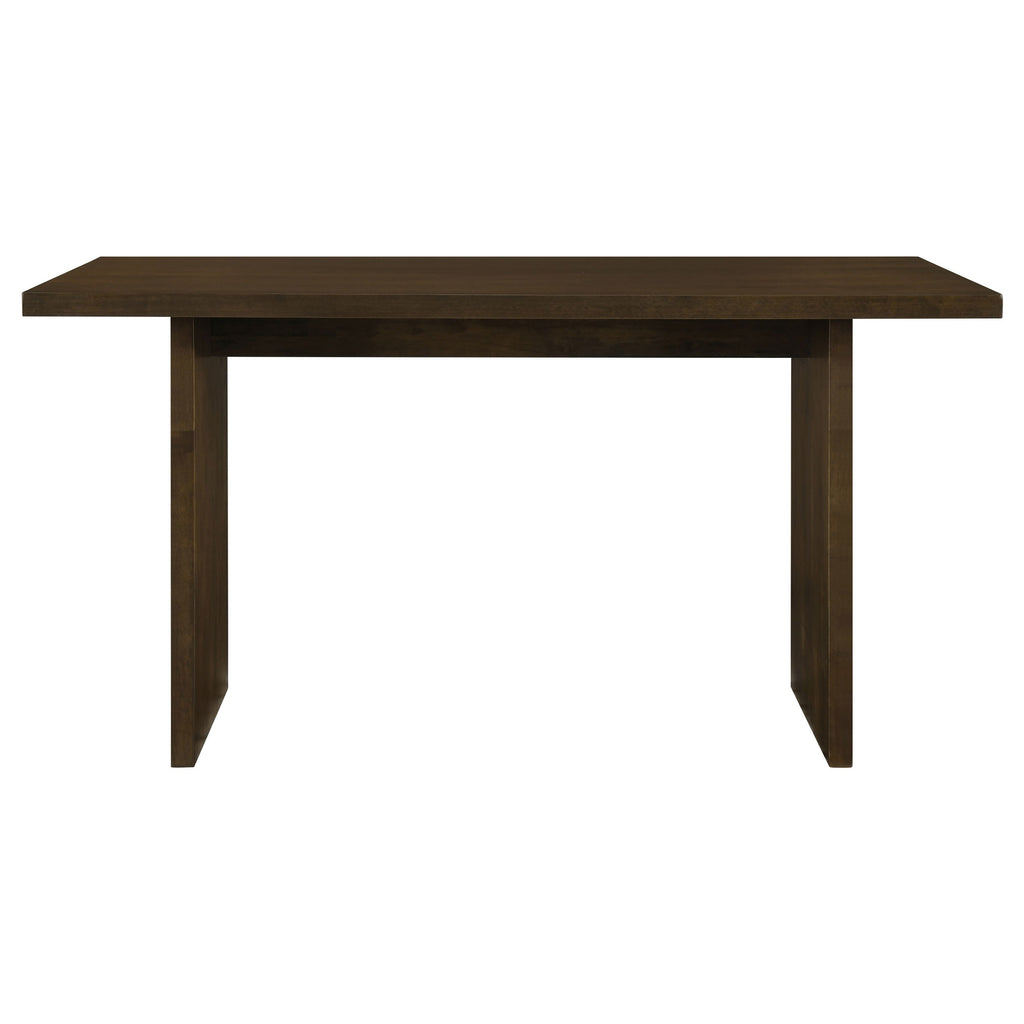 Decker 7-piece 70-inch Counter Height Dining Set Black and Walnut