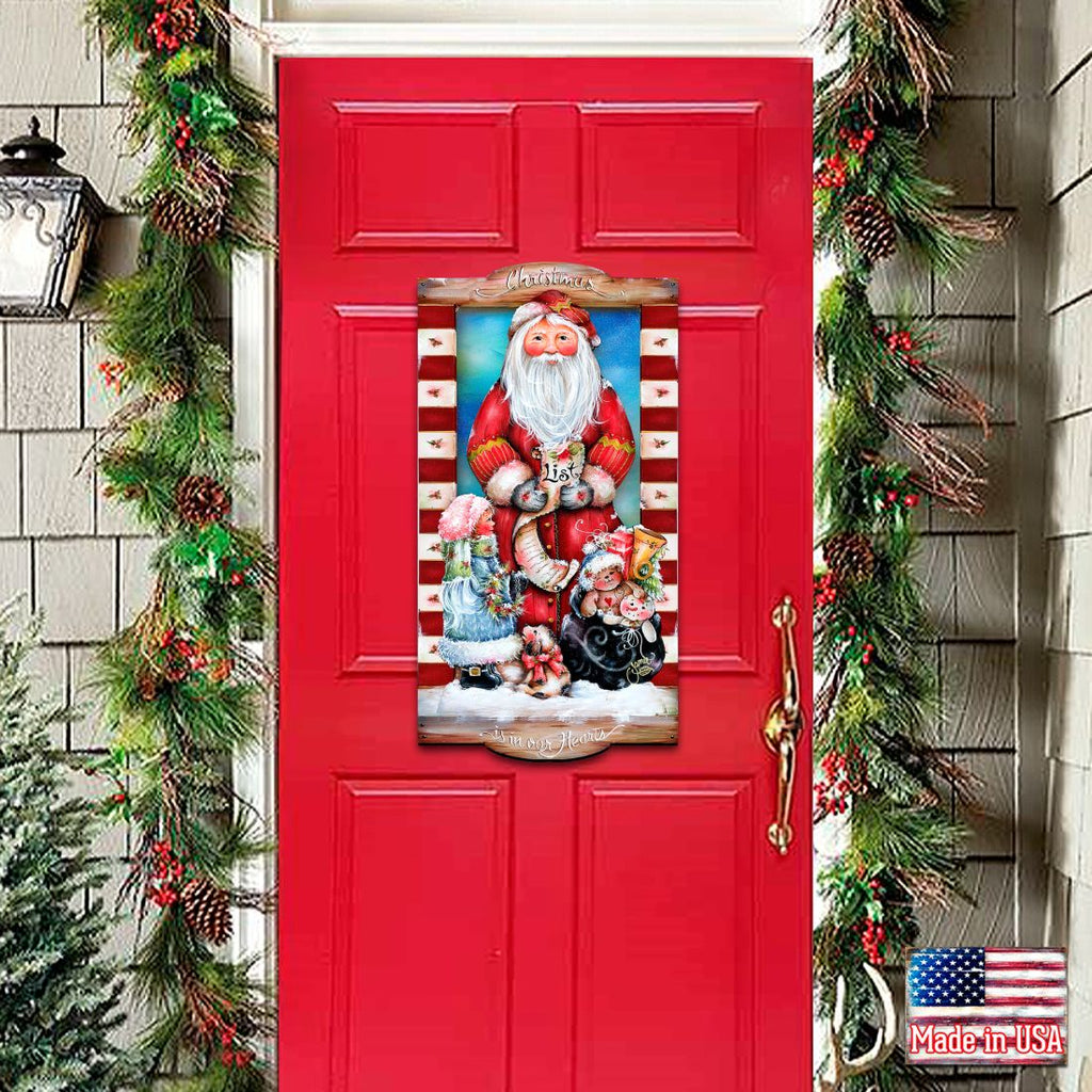 Christmas Wish Holiday Door Decor by Jamie Mills-Price - Christmas Decor - 8457516H