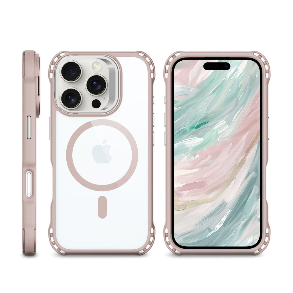 iPhone 16 Pro Clear Kickstand Case - Anti-Slip, Rugged, MagSafe | Venture Series
