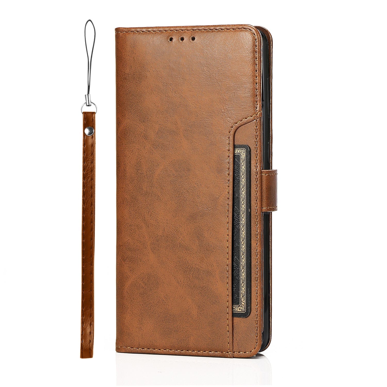 Indy Series Genuine Leather Wallet Case - Samsung Galaxy S23