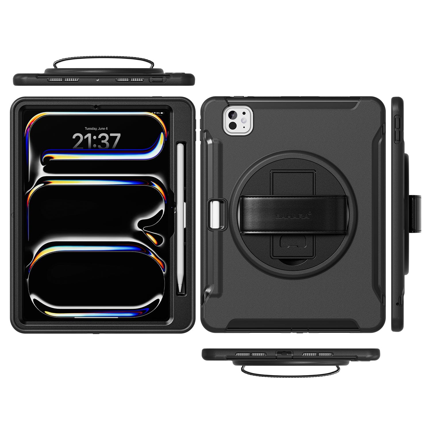 iPad Pro 11-inch (M4 2024 / M5 2025) Case - Heavy-Duty with Hand Strap | Raider Series