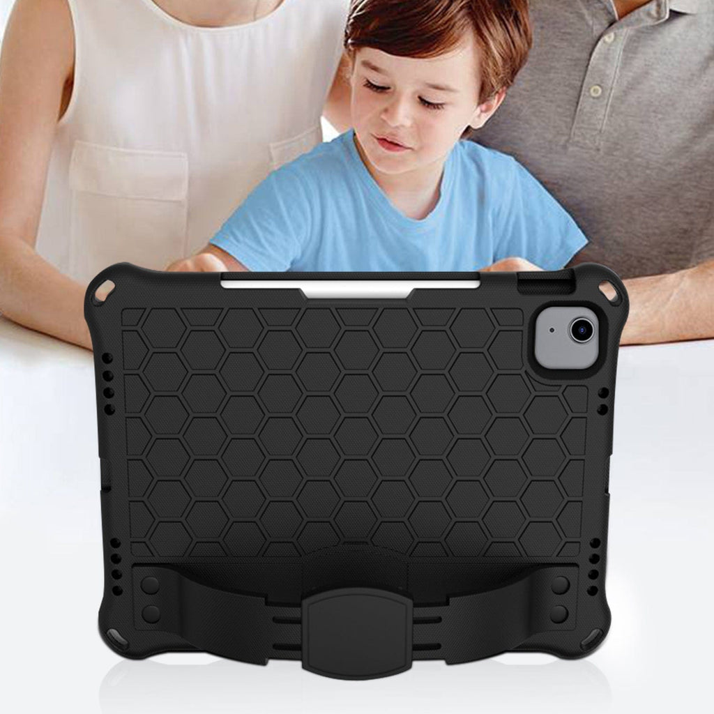 Raider Series HoneyComb Heavy-Duty Hand Strap Case - Apple iPad Air 10.9-inch (4th/5th Gen) and iPad Air 11-inch (M2 & M3 & M4)