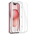 iPhone 15 Plus Tempered Glass Screen Protector - 2-Pack, Anti-Fingerprint | ZeroDamage