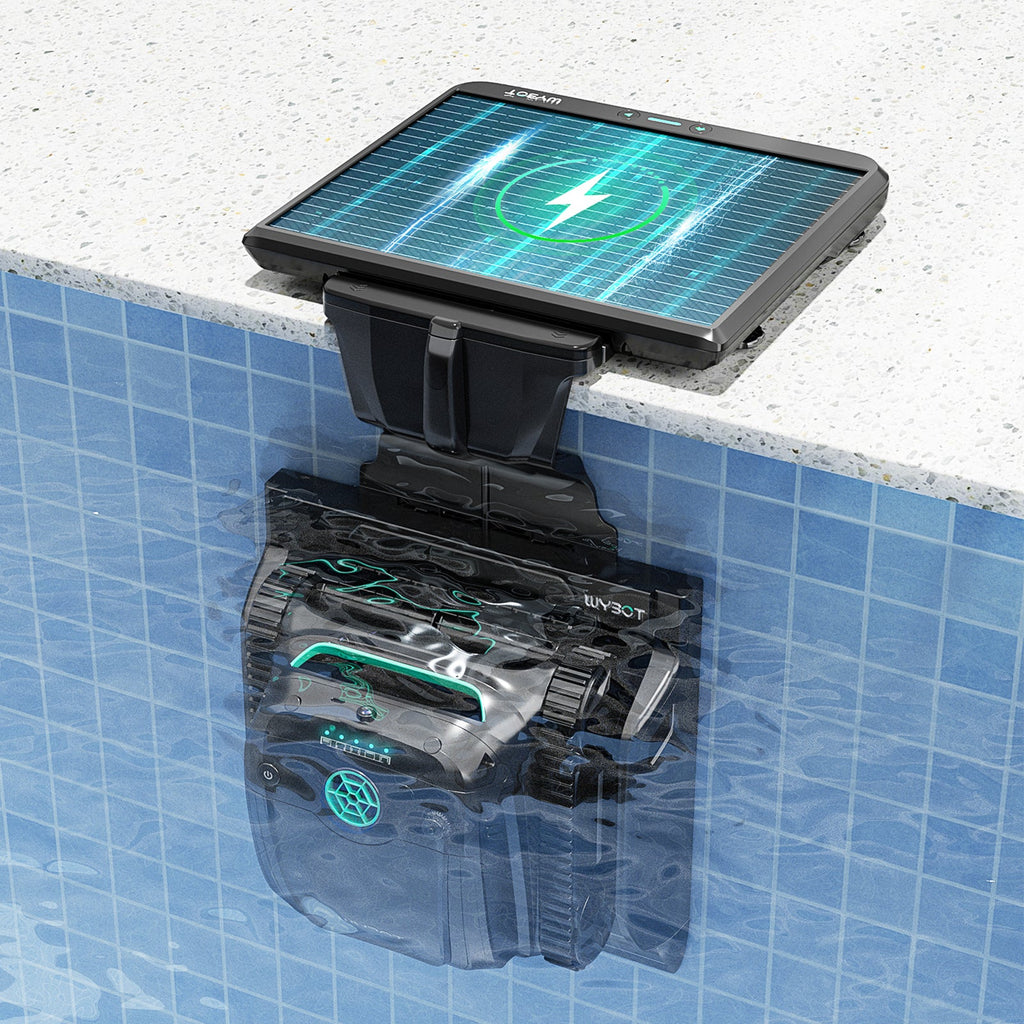 WYBOT S2 Solar Vision Robotic Pool Cleaner Enhanced Scheduled Cleaning