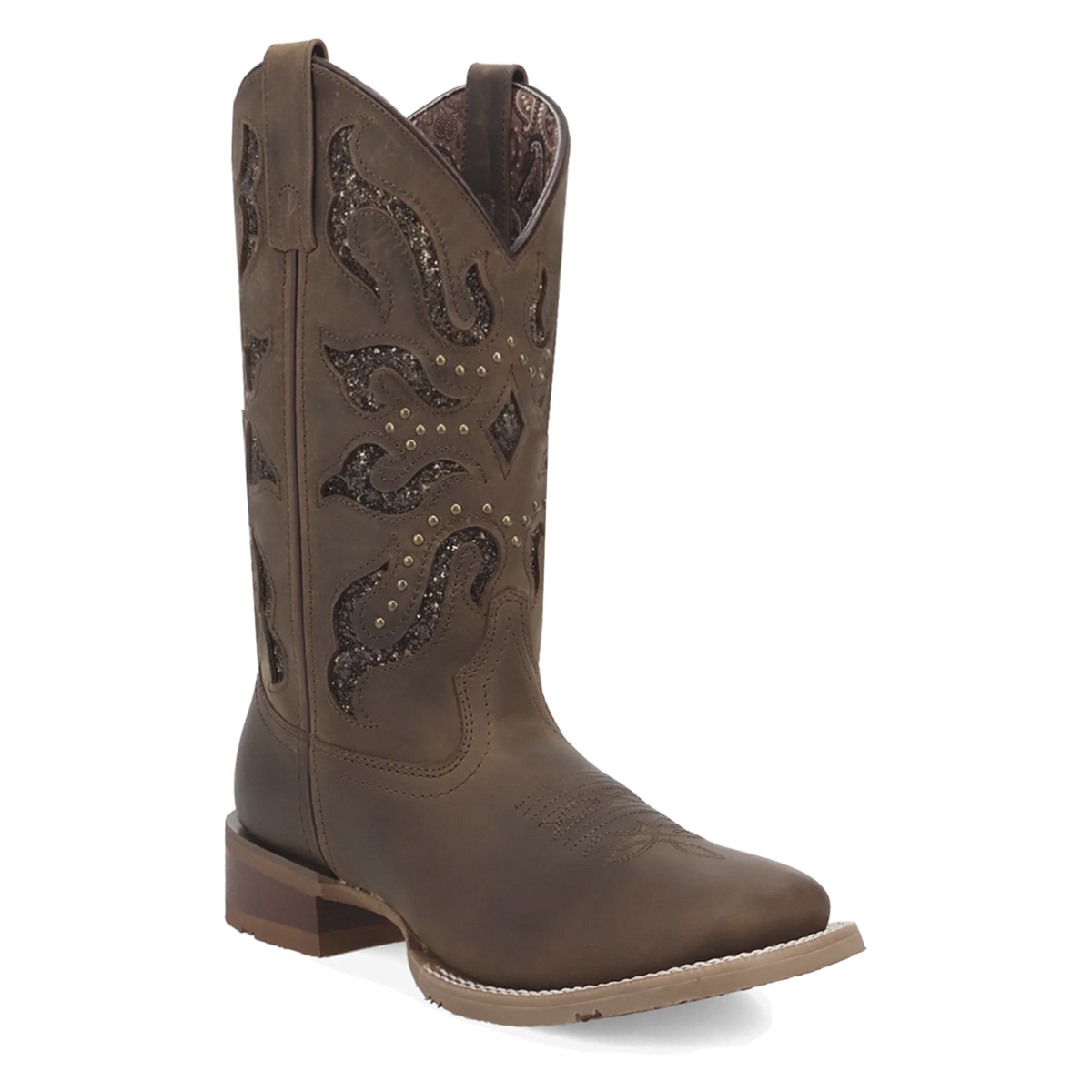 Laredo Lace Lonestar - Women's Leather Cowgirl Boots