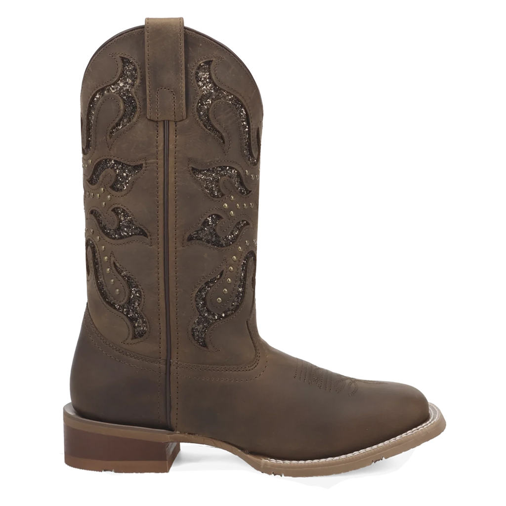 Laredo Lace Lonestar - Women's Leather Cowgirl Boots