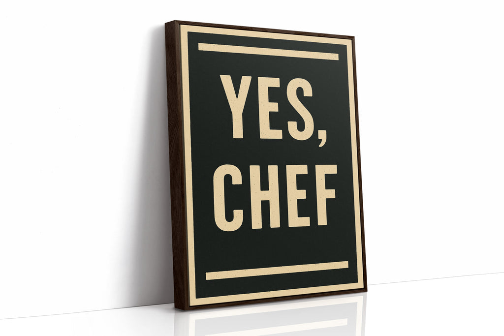 Yes Chef Kitchen Command Print