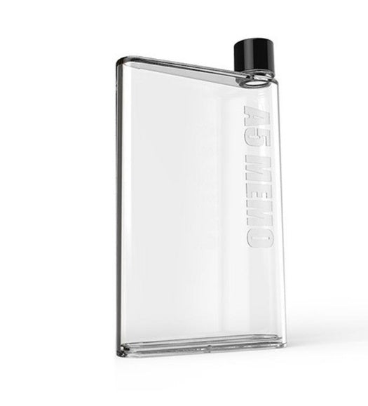Flat Memo Water Bottle – Slim BPA-Free Pocket Bottle