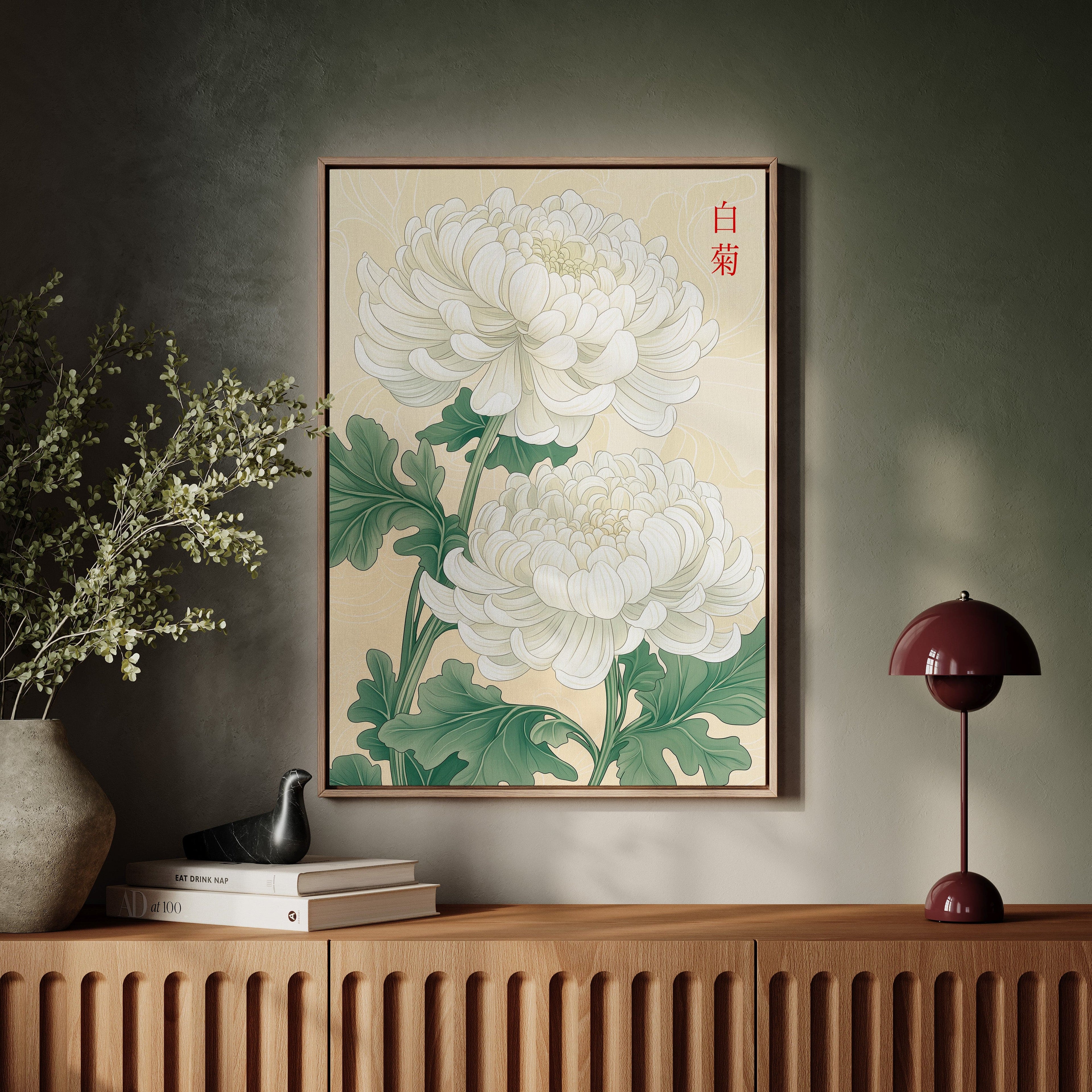 White Chrysanthemum – Symbol of Purity and Elegance