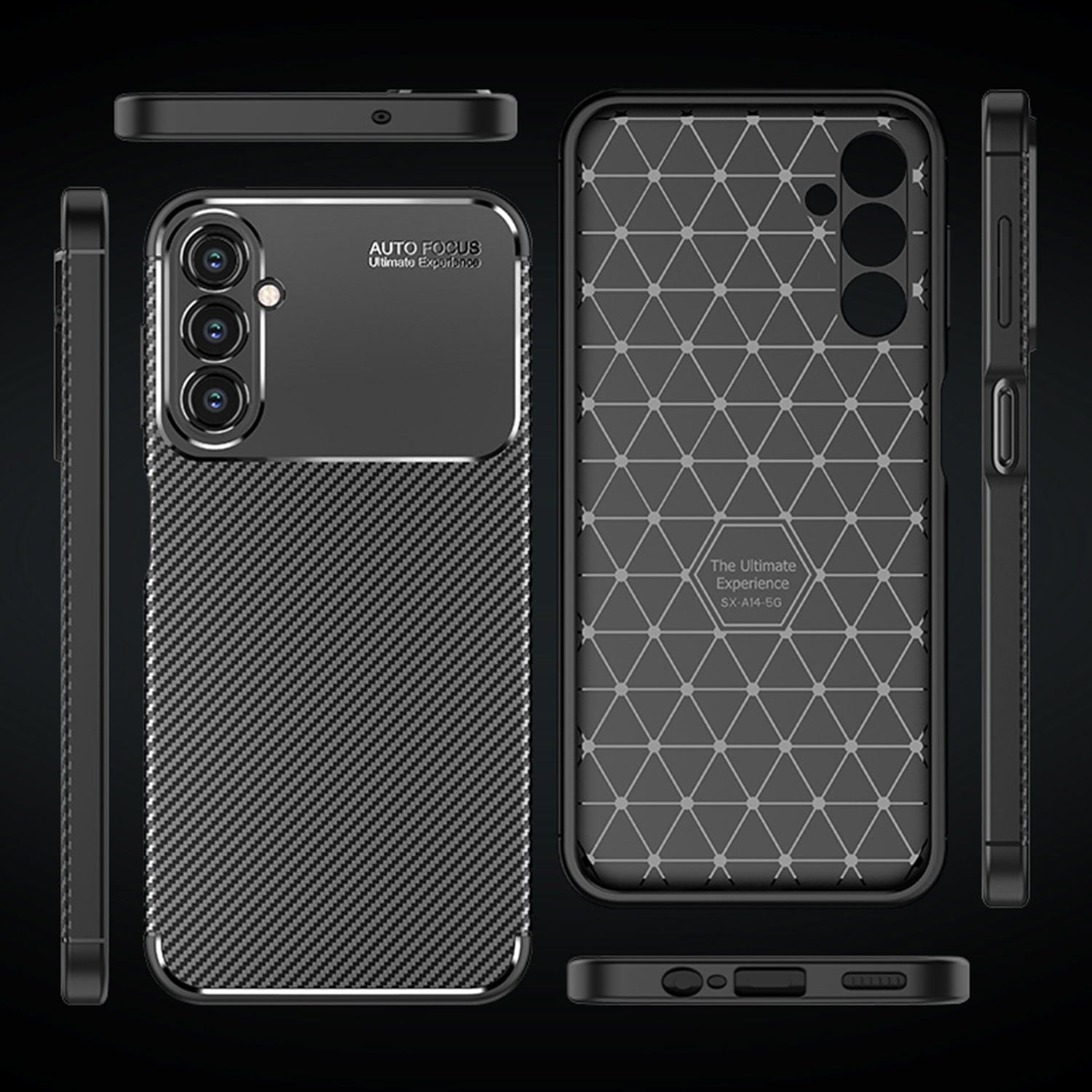 Anti-Slip Series Case for Samsung Galaxy A14 5G - Black