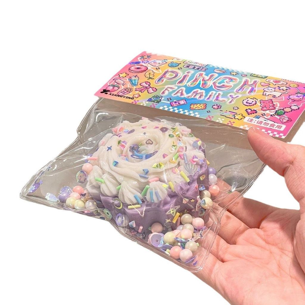 Crystal Cat's Paw Squeezing Toy — Colorful Transparent Squishy