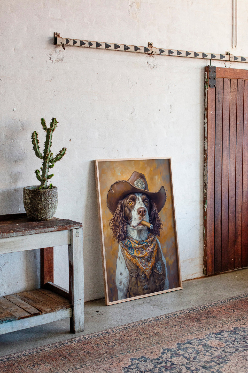 English Springer Spaniel Cowboy Sheriff