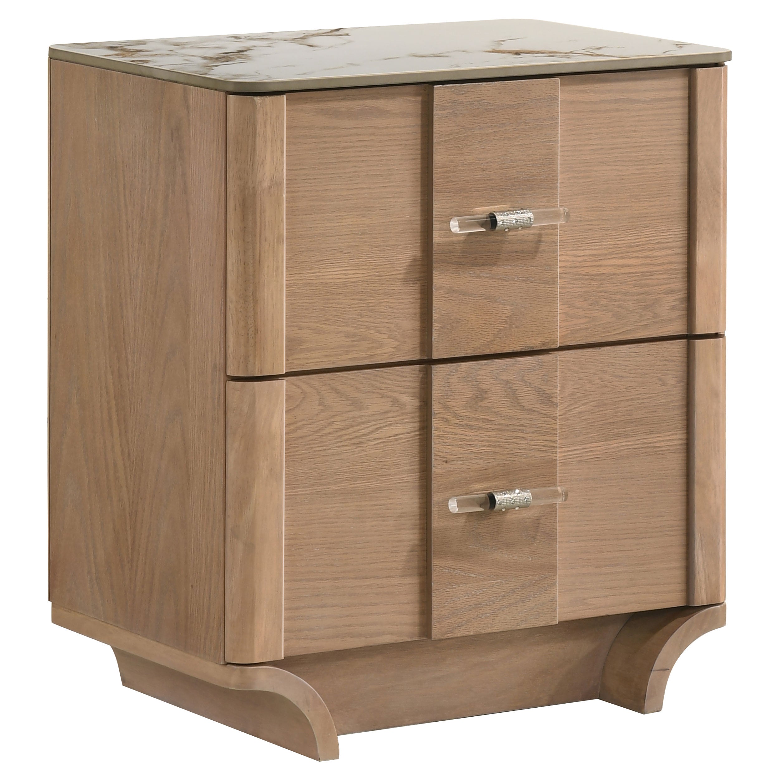 Leanne 5-piece Queen Bedroom Set Light Oak