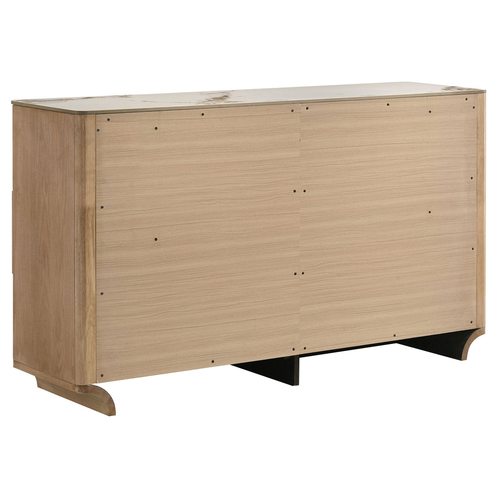 Leanne 5-piece Queen Bedroom Set Light Oak