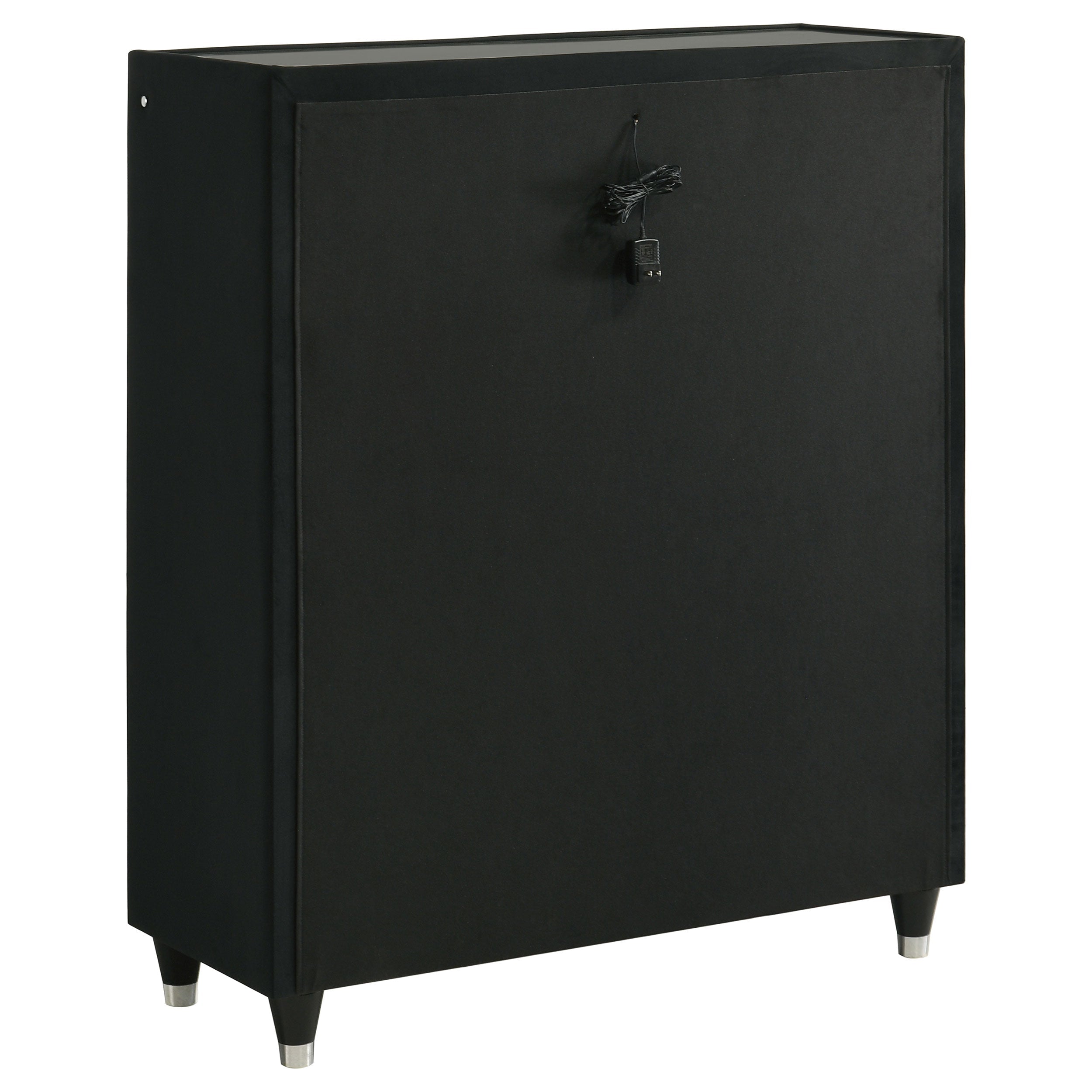 Lorient 5-piece Eastern King Bedroom Set Black