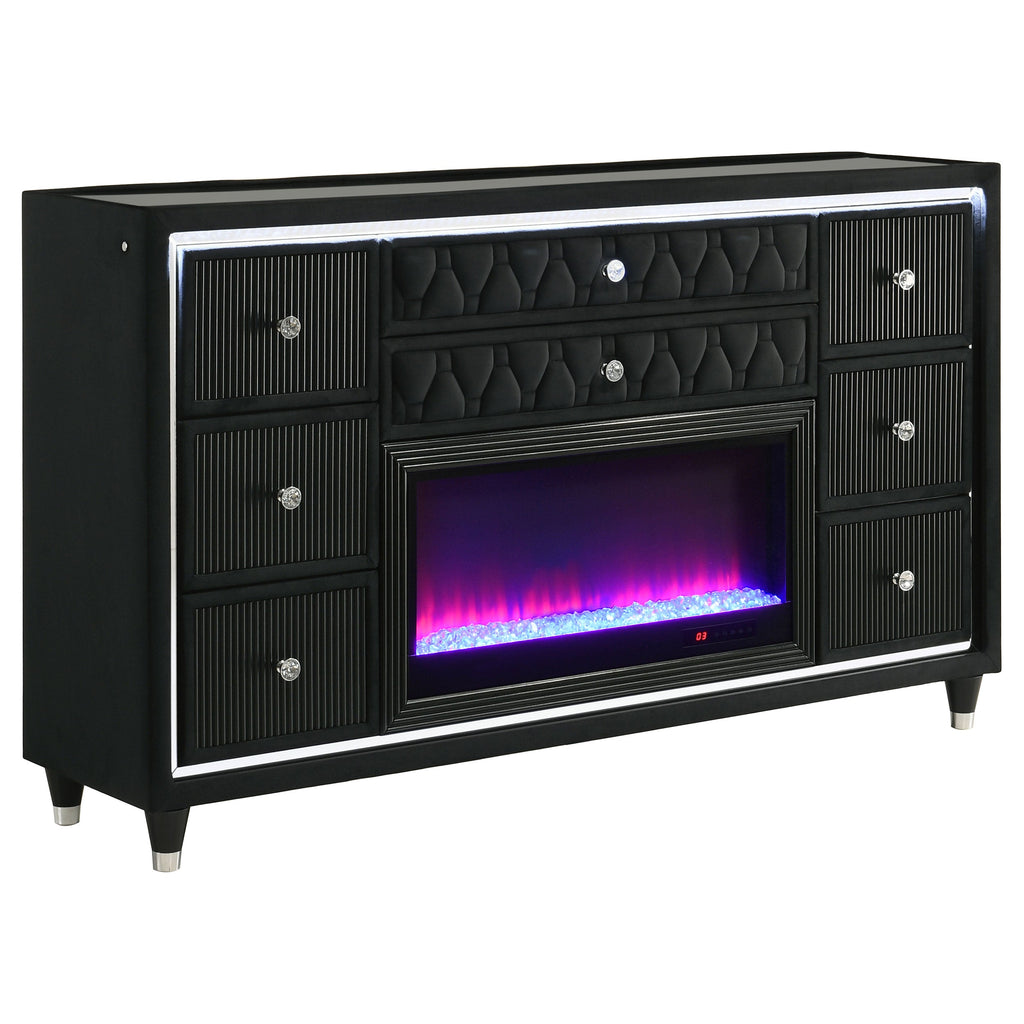 Lorient 4-piece California King Bedroom Set Black