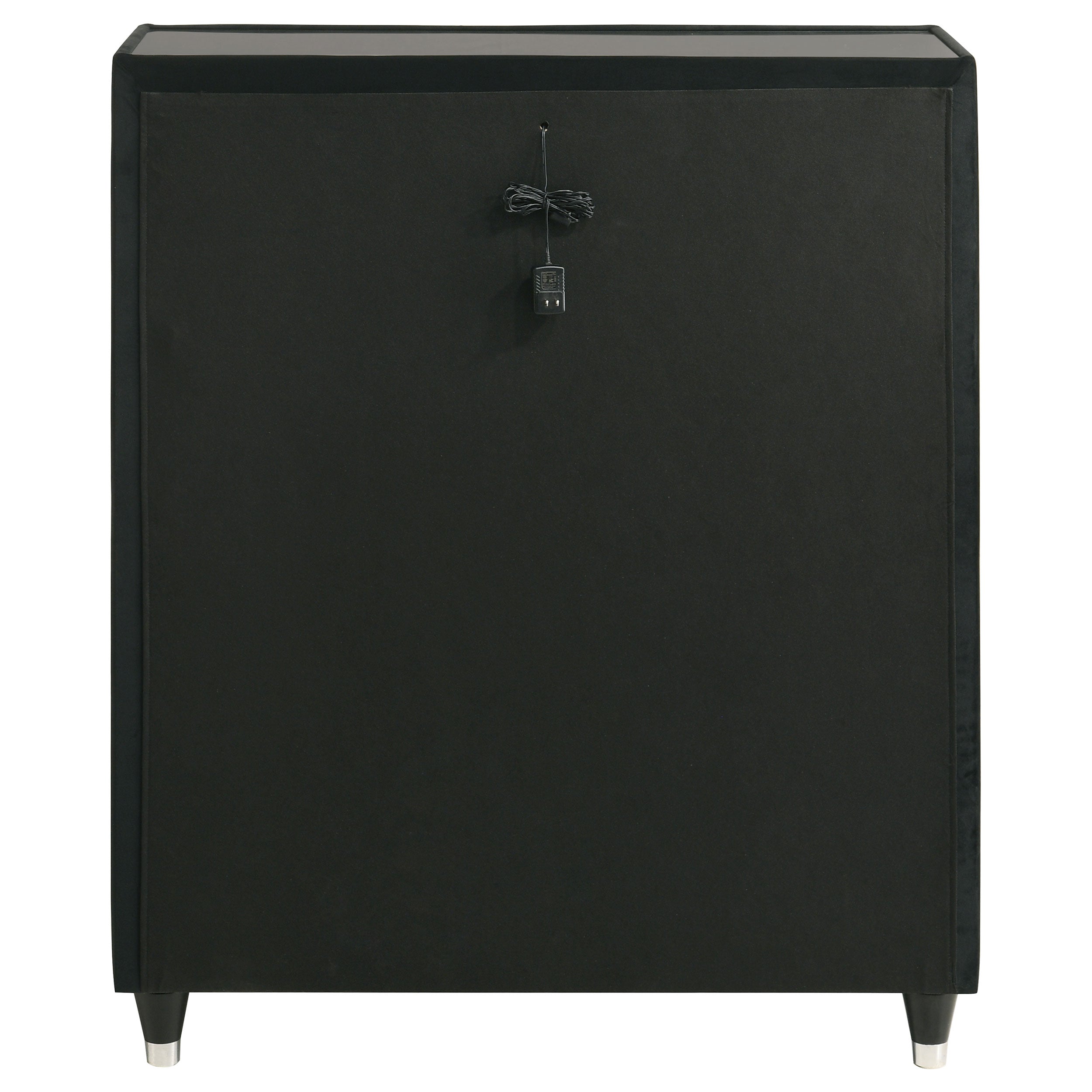 Lorient 5-drawer LED Chest of Drawers Black
